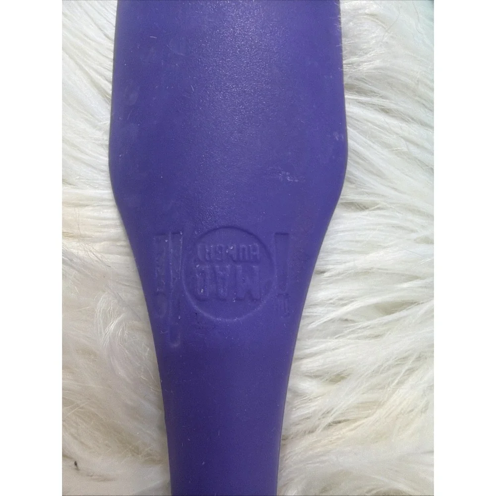 Mad Hungry 2 piece Multi-Use Silicone Spurtle Set Aqua Blue, Purple Jar Scraper